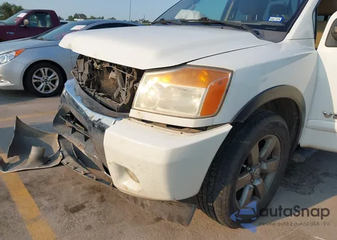 2015 Nissan Titan Sv из США, поврежденный, VIN 1N6BA0CA9FN510897